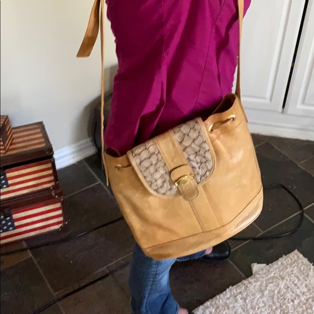 S.B.G.Paris 🇫🇷France hobo leather bag Hu than ya